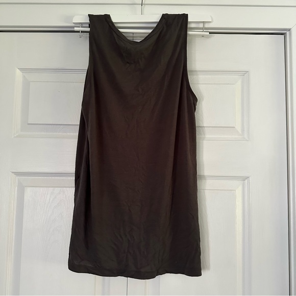 Express Charcoal Gray twist front tank - Picture 5 of 5